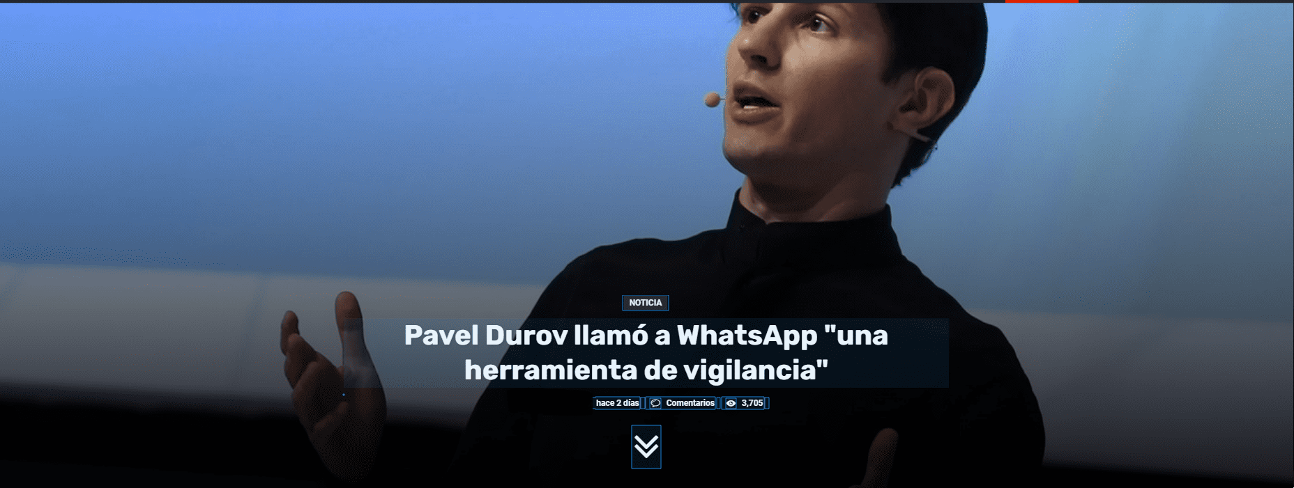 Pavel Durov llamó a WhatsApp "una herramienta de vigilancia"
